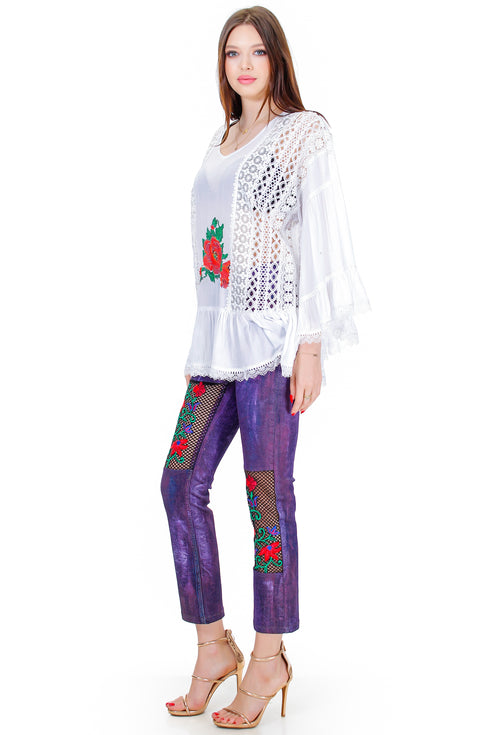 Bluza vascoza cu broderie  Liza Panait Liza Panait Online Boutique